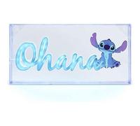 Shein Lámpara Led Estilo Neón Ohana 15 x 30 Cm Con Base Estable y Estructura Ajustable - Lámpara Con Diseño Exclusivo de Stitch Con Luz LED Regulable y Bajo
