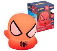 Shein Lámpara Silicona 3D Spider-Man 14 Cm Con Base Estable y Estructura Ajustable - Lámpara Con Diseño Exclusivo de Spiderman Con Luz LED Regulable y Bajo