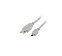 Shein Lanberg CA-USBK-10CC-0018-S cable USB 1,8 m USB 2.0 Mini-USB A USB A Gris