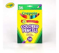 Shein Lápices de colores Crayola (12 unidades), set de lápices para niños, suministros para artesanía y manualidades, lápices para libros de colorear, regal