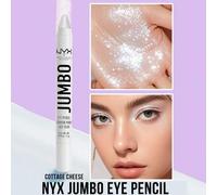 Shein Lápiz de ojos jumbo NYX, Cottage Cheese, resalta las características faciales, proporciona un efecto brillante, de larga duración, fácil de afilar, de
