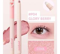 Shein Lápiz de sombra de ojos MOOD IN SHADE de K-Beauty, con punta para difuminar, lápiz de sombra de ojos individual, sombra de ojos y delineador inferior