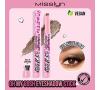 Shein Lápiz de sombra de ojos "¡OH, DIOS MÍO!", lápiz de sombra de ojos brillante resistente al agua, fórmula sedosa que se desliza y se funde en la piel si