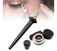 Shein Lápiz delineador de ojos de silicona reutilizable, lápiz delineador de ojos resistente al agua, herramienta de maquillaje conveniente y sin saltos, ad