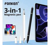 Shein Lápiz táctil universal de 3 en 1 con adsorción magnética | Lápiz de dibujo y pantalla táctil capacitiva | Adecuado para Android, iPad, tableta, comput
