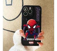 Shein Las fundas para teléfono de Marvel Spider-Man, Hulk, Iron Man, Capitán América y Groot son compatibles con iPhone 17/17 Pro Max/16/17 Pro/15/14/16 Plu