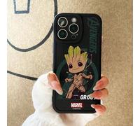 Shein Las fundas para teléfono de Marvel Spider-Man, Hulk, Iron Man, Capitán América y Groot son compatibles con iPhone 17/17 Pro Max/16/17 Pro/15/14/16 Plu