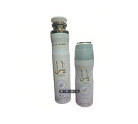 Shein Lattafa 2 unidades Ambientador + desodorante Yara Moi 500ml,Pack de 2 unidades ambientador 300ml + desodorante 200 ml Yara moi ,Colonia oriental durad