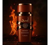 Shein Lattafa Asad Bourbon Eau de Parfum 100 ml para hombre inspirado en The Most Wanted - Perfume árabe de Dubái, fragancia oriental con vainilla, ámbar, e