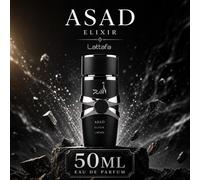 Shein Lattafa Asad Elixir EDP 50ML Perfume para Hombre de Larga Duración Cálido Especiado Amaderado Ámbar
