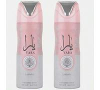 Shein Lattafa Pack de 2 Unidades - Perfumes en Spray Yara 200ml - Aroma Duradero - Marca Lattafa