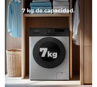 Shein Lavadora 7Kg Carga Frontal Bolero DressCode 7150 Inverter Steel A | 1400 rpm Programables y Motor Inverter Plus | Eficiencia Energética Clase A | Stea