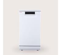 Shein Lavavajillas EVVO D3 Slim 45 cm blanco , independiente o integrable, capacidad 10 cubiertos (hasta 14 con tercera bandeja), 8 programas con Auto / ECO