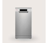 Shein Lavavajillas EVVO D3 Slim 45 cm inox, independiente o integrable, capacidad 10 cubiertos (hasta 14 con tercera bandeja), 8 programas con Auto / ECO /