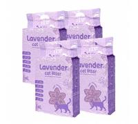 Shein Lecho higiénico para gatos 24L aglomerante y de rápida absorción, controla los olores, ligero no se adhiere a las patas, adecuado para gatos de todas