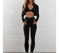 Shein Leggings ajustados de cintura contorneada y cruzada para actividades, ideales para pádel, tenis, pickleball, gimnasio y fitness