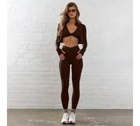 Shein Leggings ajustados de cintura hundida con diseño cruzado, para pádel, tenis, pickleball, gimnasio y entrenamiento, para otoño e invierno