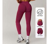 Shein Leggings de yoga de cintura alta, leggings de yoga con control de abdomen para entrenamiento, atletismo, running, ciclismo, yoga, pickleball, ejercici