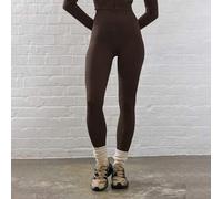 Shein Leggings deportivos de cintura alta acanalados y contorneados para actividades como pádel, tenis, pickleball y gimnasio