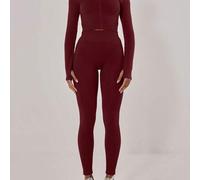 Shein Leggings deportivos sin costuras de cintura alta acanalados, para pádel, tenis, pickleball, gimnasio y fitness
