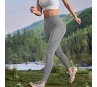 Shein Leggings para mujer casuales, de alta elasticidad y transpirables para actividades al aire libre como senderismo, campamento, yoga y pilates, con bols