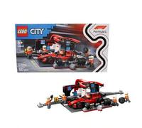 Shein Lego 60443 Estación de mantenimiento de Ferrari F1 ® Serie City 2025 Nuevos bloques de construcción