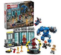 Shein LEGO 76315 Marvel Laboratorio de Iron Man: Sala de Armaduras, Juguete de Construcción de Superhéroes con Figura Meca Articulada y 5 Minifiguras, Regal