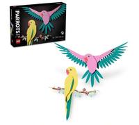 Shein LEGO® Art Colección Fauna: Guacamayos Pieza mural decorativa inspirada en la naturaleza 31211