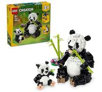 Shein LEGO Creator 3 en 1 Fauna Salvaje: Familia de Pandas Transformable en Figuras Articuladas de Orcas y Pingüinos de Juguete, Juegos con Animales, Regalo