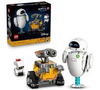 Shein LEGO | Disney Pixar WALL-E y EVE - Kit de Maquetas para Adultos - Robots de Ladrillos con Figuras de M-O y Hal - Decoración para el Hogar - Regalo Col
