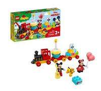 Shein Lego Duplo 10941m Tren de cumpleaños de Qi y Minnie, juguete educativo de construcción para niños con bloques de construcción