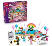 Shein LEGO® Friends Fiesta de Disfraces con Unicornio y Hada Kit de Construcción, Juego de Juguetes Creativos, 4 Minipersonajes, Figuras de Gato y Caballo,