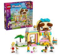 Shein LEGO Friends Tienda de Accesorios para Mascotas con Animales de Juguete (Gato, Perro, Conejo) y 3 Mini Muñecos Nova, Leo y Matilde para el Juego de Ro
