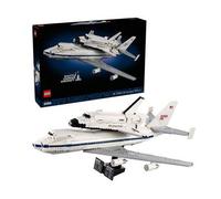 Shein Lego Icons Serie 10360 Transporte de Transbordador Espacial Avión Boeing 747 Juguete de Bloques de Construcción, Regalo del Día del Niño