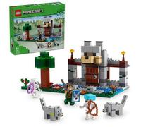 Shein LEGO® Minecraft® La Fortaleza-Lobo Juego para regalo, juguete con un explorador y esqueletos 21261