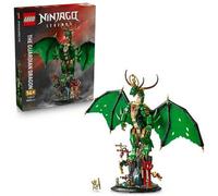 Shein LEGO® NINJAGO® Dragón Guardián Kit de Construcción y Exposición con Minifigura del Maestro Wu, Maqueta Construible Orientada al Juego Imaginativo para