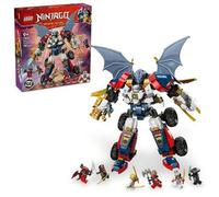 Shein LEGO NINJAGO Meca Ultra Combo de Zane Set de Construcción "4 en 1" con Coche de Juguete, Avión Jet y Figura de Dragón, Juego Ninja con 6 Minifiguras,