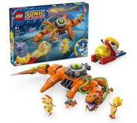 Shein LEGO Sonic the Hedgehog Super Shadow vs. Biolizard, Minifiguras de Personajes del Videojuego inc. Super Sonic, Esfera de Velocidad, Chaos Emerald, Reg