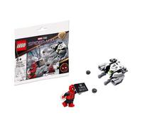 Shein Lego Superhéroe 30443 Enfrentamiento en el puente sin retorno de los héroes de Spider-Man, juego de construcción de minifiguras, regalo para el Día de