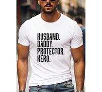 Shein Leisure Fit, Men's Casual Geometric Print T-Shirt - Stretchy, Breathable Fabric, Round Neck, Short Sleeve - Perfect for Summer Outings Tee For Adult,