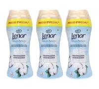 Shein Lenor Sensitive Pack de 3 botes perlas para la lavadora perfumadas aroma frescor de algodón 3 x 195g (585g en total)
