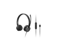 Shein Lenovo 4XD1K18260 auricular y casco Auriculares Alámbrico Diadema Música/uso diario USB tipo A Negro
