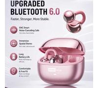 Shein Lenovo LE302 Auriculares de Clip Bluetooth de Oído Abierto, Efecto de Sonido Panorámico Estéreo Envolvente, Baja Latencia para Música y Juegos, Cancel