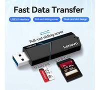 Shein Lenovo tarjeta de memoria lector 2 en 1 , doble conector USB 3.0 Lector de tarjetas SD Adaptador - soporta , compatible con MacBook Pro , Macbook Air