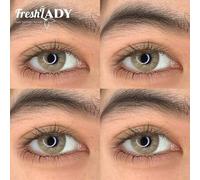 Shein Lentes de contacto de color Freshlady Everyday Love Story Oxytocin de 14.20 mm, lentes de contacto de color desechables de un año para disfraces de Ha
