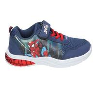 Shein LEOMIL | Zapatillas con Luces de Spiderman Infantiles - Deportiva en Color Azul y Rojo con Dibujo de Spiderman - Sneakers con Cordones y Velcro - Con