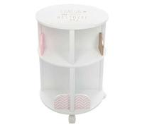 Shein - Librero redondo infantil con Ruedas para organizar Libros Ø40 x 59cm. Envío gratis en 24/48 h