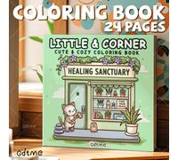 Shein Libro de colorear de moda 2026 para adultos y adolescentes, diseños simples y audaces, 24 páginas impresas por una sola cara, ideal para el regreso a