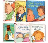 Shein Libro de cuentos de amor de buenas noches "I Love You Through And Through" de Caroline Jayne Church, libro de cartón para bebés y niños, libros para l