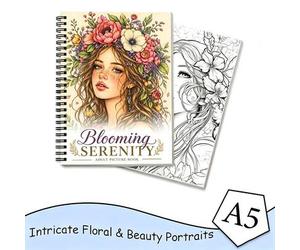 Shein Libro de Imágenes de Belleza Floral para Adultos, Relaja tu Mente y Despierta la Creatividad, Papel Grueso, Encuadernación en Espiral, Impresión en un